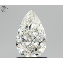 Diament szlif gruszkowy, 1ct, VS1, H, IGI 758516416