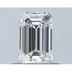 Diament szlif szmaragdowy, 0.5ct, VVS1, E, GIA 7543380270