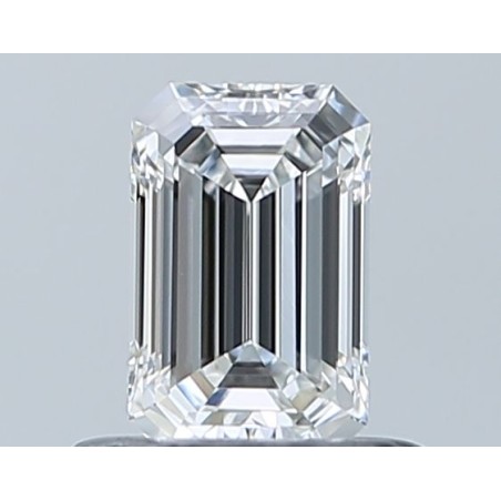 Diament szlif szmaragdowy, 0.5ct, VVS1, E, GIA 7543380270