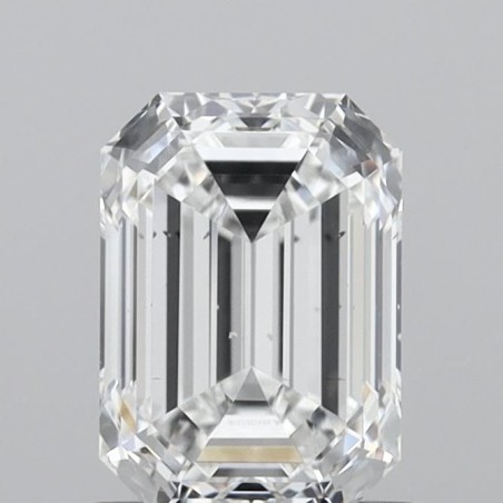 Diament szlif szmaragdowy, 1ct, SI1, E, GIA 6541357376