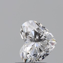 Diament serce, 0.91ct, VVS2, F, GIA 7543355974
