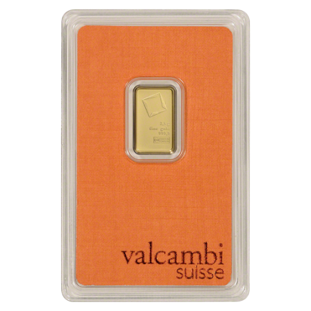 Sztabka złota 2,5 grama VALCAMBI LBMA