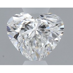 Diament serce, 0.32ct, VVS1, F, GIA 7541381076