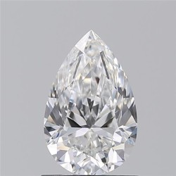 Diament szlif gruszkowy, 1.07ct, VVS2, E, GIA 6545329587