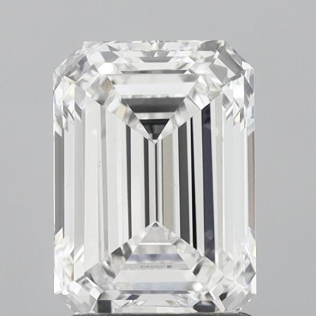 Diament laboratoryjny szlif szmaragdowy, 1.73ct, VVS2, E, IGI LG757516016