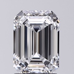 Diament laboratoryjny szlif szmaragdowy, 1.51ct, VVS2, E, IGI LG604311271