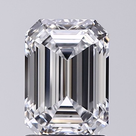 Diament laboratoryjny szlif szmaragdowy, 1.51ct, VVS2, E, IGI LG604311271