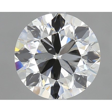 Diament szlif okrągły, 2ct, SI2, H, IGI 743523899