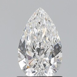Diament szlif gruszkowy, 0.8ct, VS1, E, GIA 6541414409