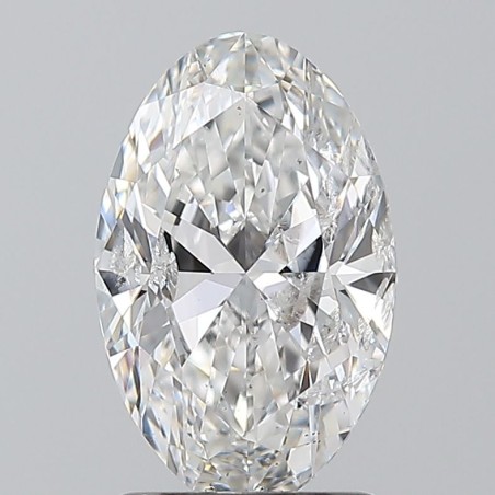 Diament szlif owalny, 1.5ct, SI2, E, HRD 250000319952