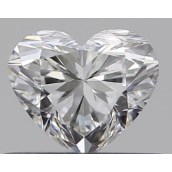 Diament serce, 0.41ct, VS2, F, GIA 2537264596