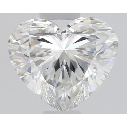 Diament serce, 0.6ct, VS2, E, GIA 6532920803