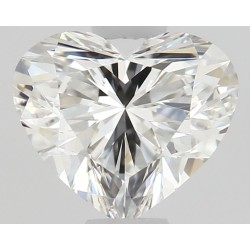 Diament serce, 0.5ct, VVS2, F, GIA 7548412607