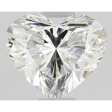 Diament serce, 0.5ct, VVS2, F, GIA 7548412607