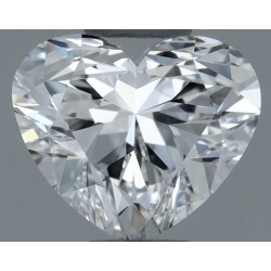 Diament serce, 0.6ct, VS1, D, GIA 6542375099