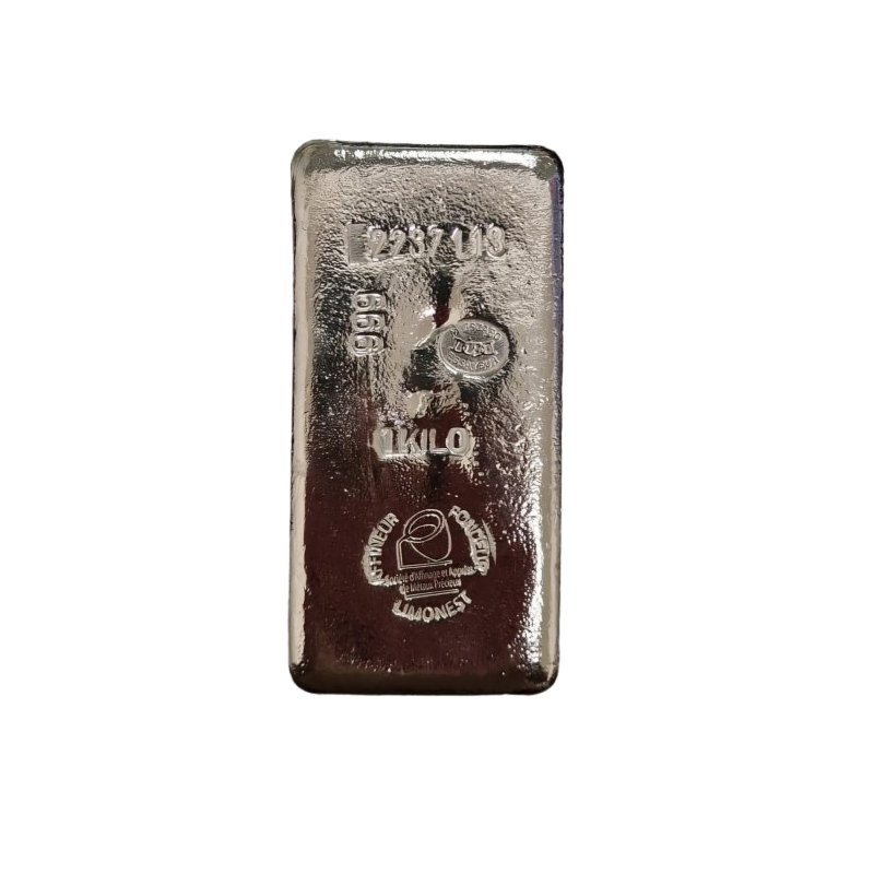 Sztabka srebra 1 kilogram SAAMP