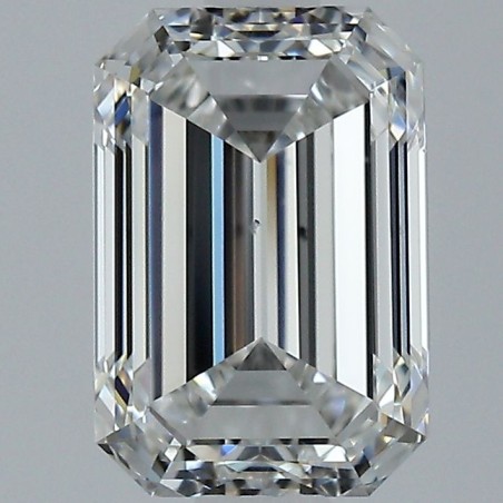 Diament szlif szmaragdowy, 1.7ct, VS2, F, GIA 7513080903