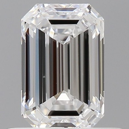 Diament szlif szmaragdowy, 0.7ct, VVS1, D, GIA 7542411481