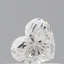 Diament serce, 0.3ct, VVS1, E, GIA 2546376507
