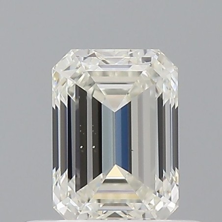 Diament szlif szmaragdowy, 0.5ct, VS2, I, GIA 7546377109