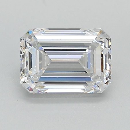 Diament laboratoryjny szlif szmaragdowy, 2.1ct, VVS2, E, GIA 5486054440