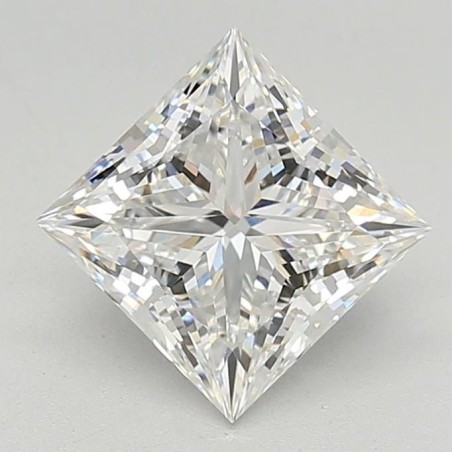 Diament laboratoryjny szlif princess, 2.71ct, VVS2, E, GIA 6481364059