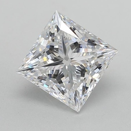 Diament laboratoryjny szlif princess, 2.07ct, VVS2, E, GIA 7488334573