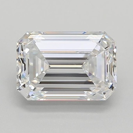 Diament laboratoryjny szlif szmaragdowy, 2.59ct, VVS2, E, GIA 2487440015