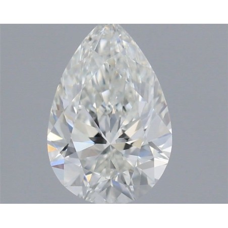 Diament szlif gruszkowy, 0.5ct, VVS2, H, GIA 6531494504