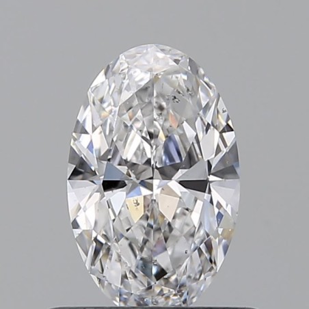 Diament szlif owalny, 0.6ct, SI2, D, GIA 1548390009