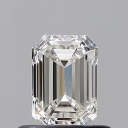 Diament szlif szmaragdowy, 0.6ct, VS2, H, GIA 1543380412