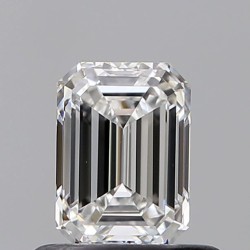 Diament szlif szmaragdowy, 0.6ct, VS1, E, GIA 6545390211