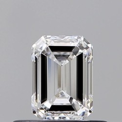 Diament szlif szmaragdowy, 0.5ct, VS1, E, GIA 6541380391