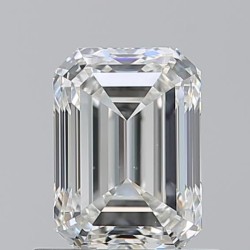 Diament szlif szmaragdowy, 1.01ct, VS1, H, GIA 6545355373