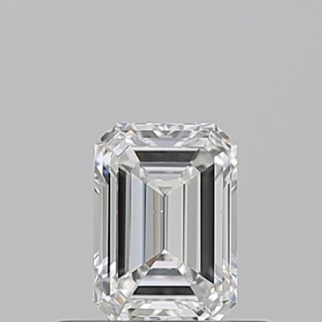 Diament szlif szmaragdowy, 0.5ct, VS2, F, GIA 6233700346