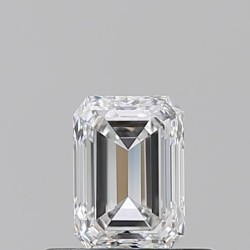 Diament szlif szmaragdowy, 0.5ct, VVS2, E, GIA 6521618963