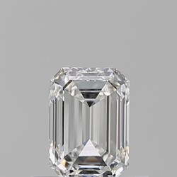 Diament szlif szmaragdowy, 0.5ct, VVS2, E, GIA 6525735356