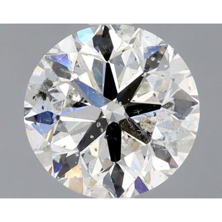 Diament szlif okrągły, 1.7ct, SI2, E, HRD 250000326893