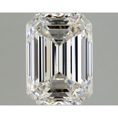Diament szlif szmaragdowy, 1.51ct, VS2, H, GIA 7546280984