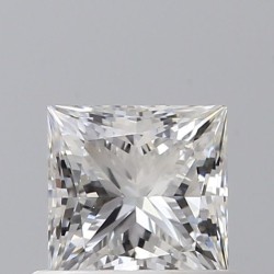 Diament szlif princess, 0.65ct, VS1, E, GIA 7523142057