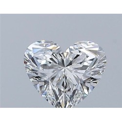 Diament serce, 0.7ct, VS2, F, GIA 6545429336