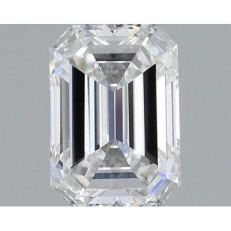 Diament szlif szmaragdowy, 0.51ct, VVS2, G, GIA 1543357862