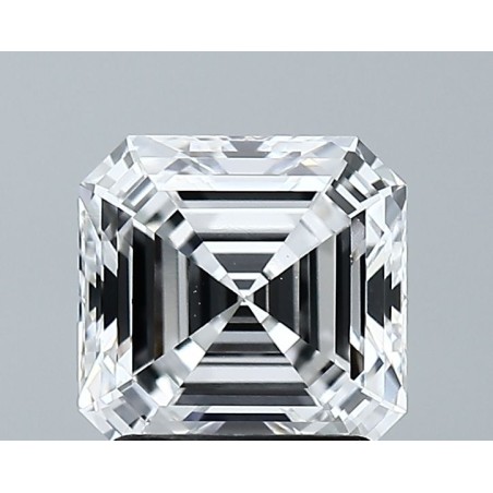 Diament laboratoryjny asscher, 2.01ct, VVS1, E, GIA 6502637342