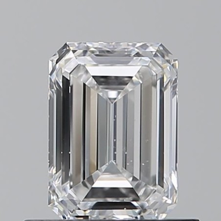 Diament szlif szmaragdowy, 0.7ct, SI1, D, GIA 2546351003