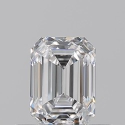 Diament szlif szmaragdowy, 0.5ct, VVS1, E, GIA 1549375381