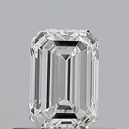 Diament szlif szmaragdowy, 0.5ct, VVS1, D, GIA 5543364411