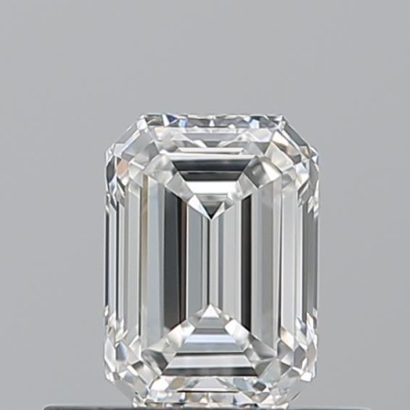 Diament szlif szmaragdowy, 0.5ct, VVS2, F, GIA 7541375794