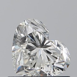 Diament serce, 0.7ct, VS1, H, GIA 6541381131