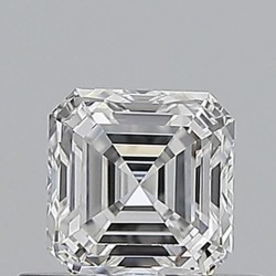 Diament asscher, 0.5ct, VVS2, E, GIA 7546369455