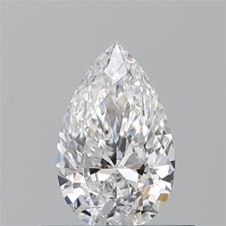 Diament szlif gruszkowy, 0.51ct, VVS2, E, GIA 6541366391
